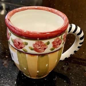 MacKenzie Childs Trulymc Floral Rose/Stripes  members yearly item